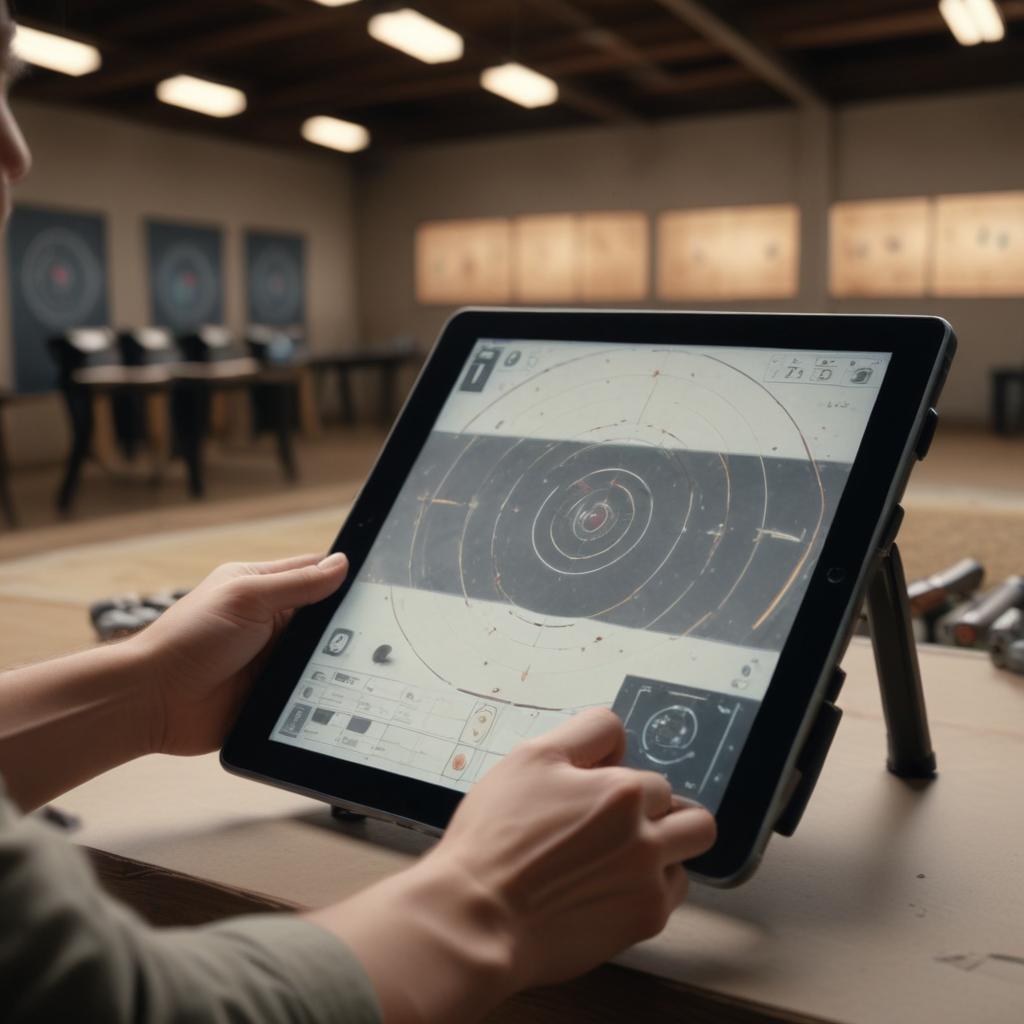 Приложение для стрельбы по бумажным мишеням обеспечивает учет попаданий и анализ результатов