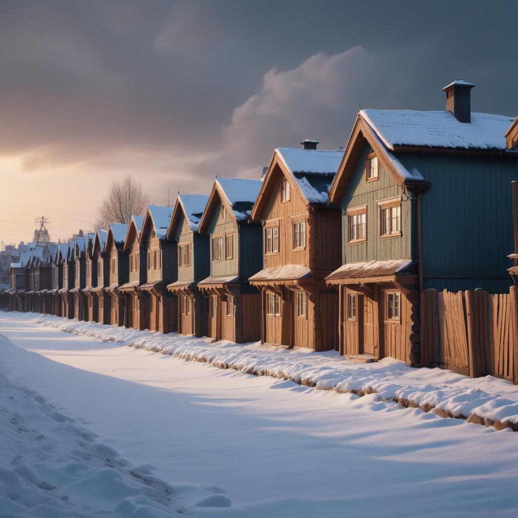 Фахверковые дома в Челябинске