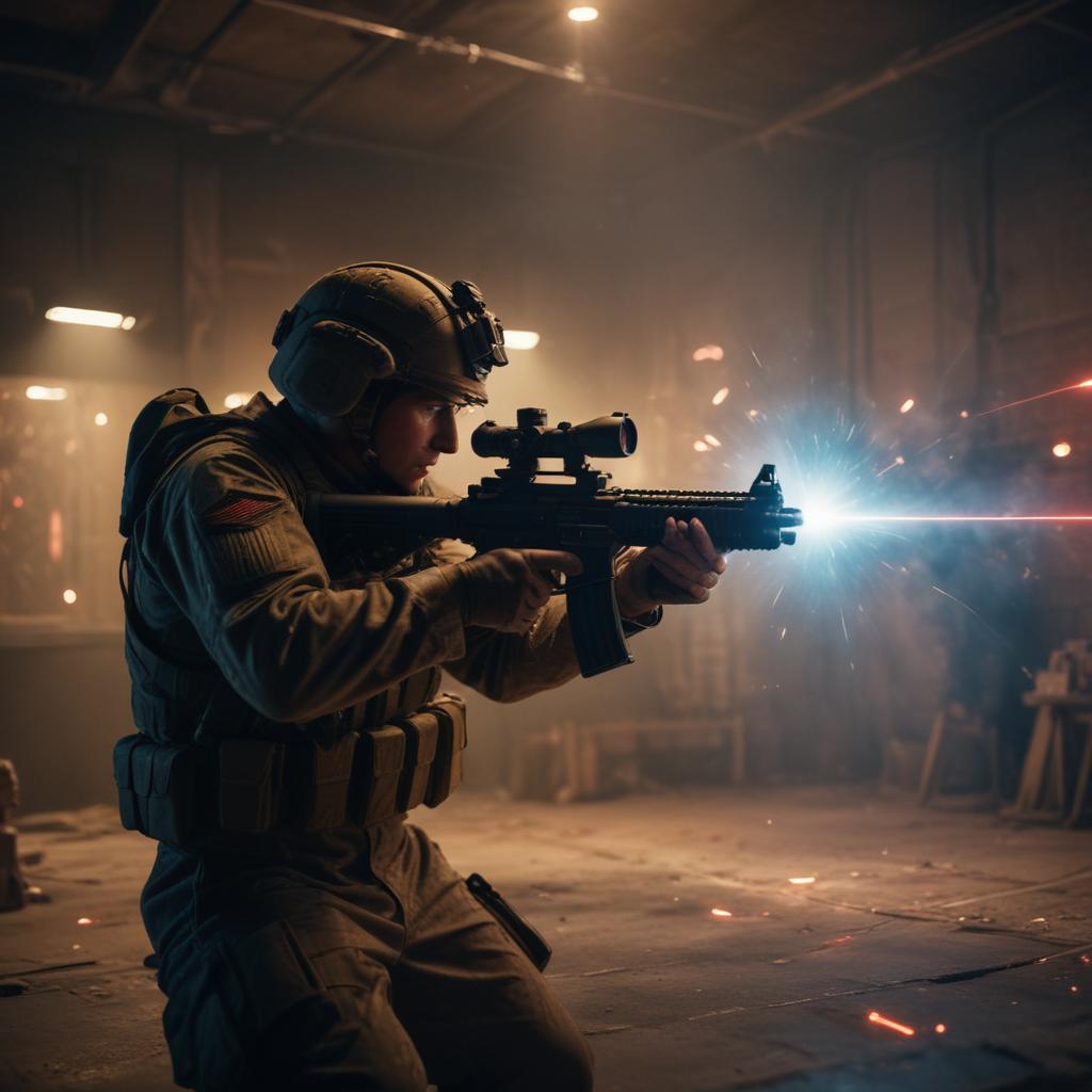 Устройство интерактивного лазерного тира