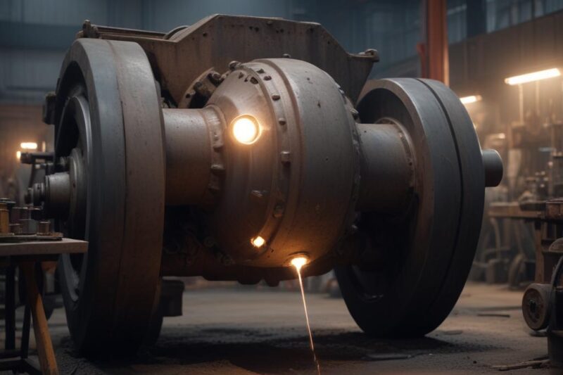 Оборудование для восстановления оси грузового автомобиля