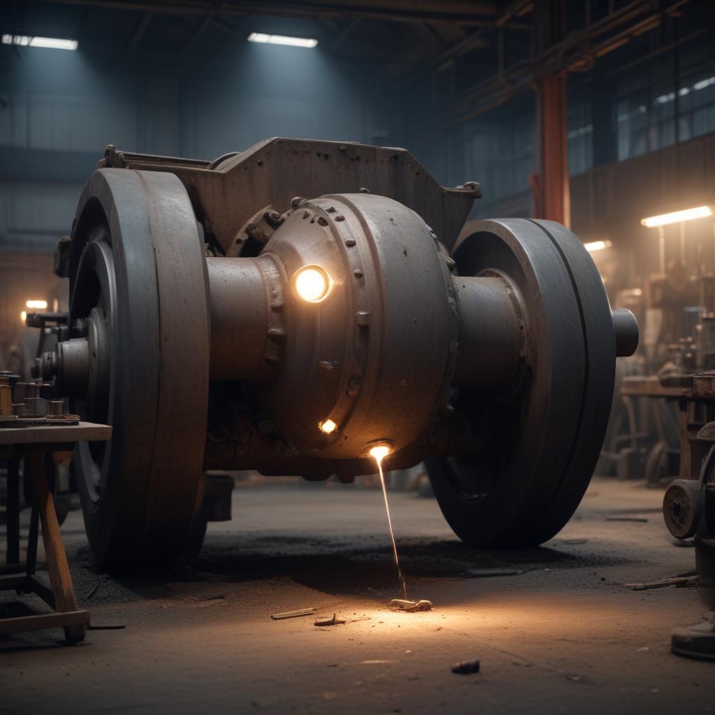 Оборудование для восстановления оси грузового автомобиля