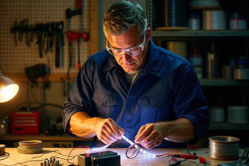 Светодиодная лента и компоненты для подключения