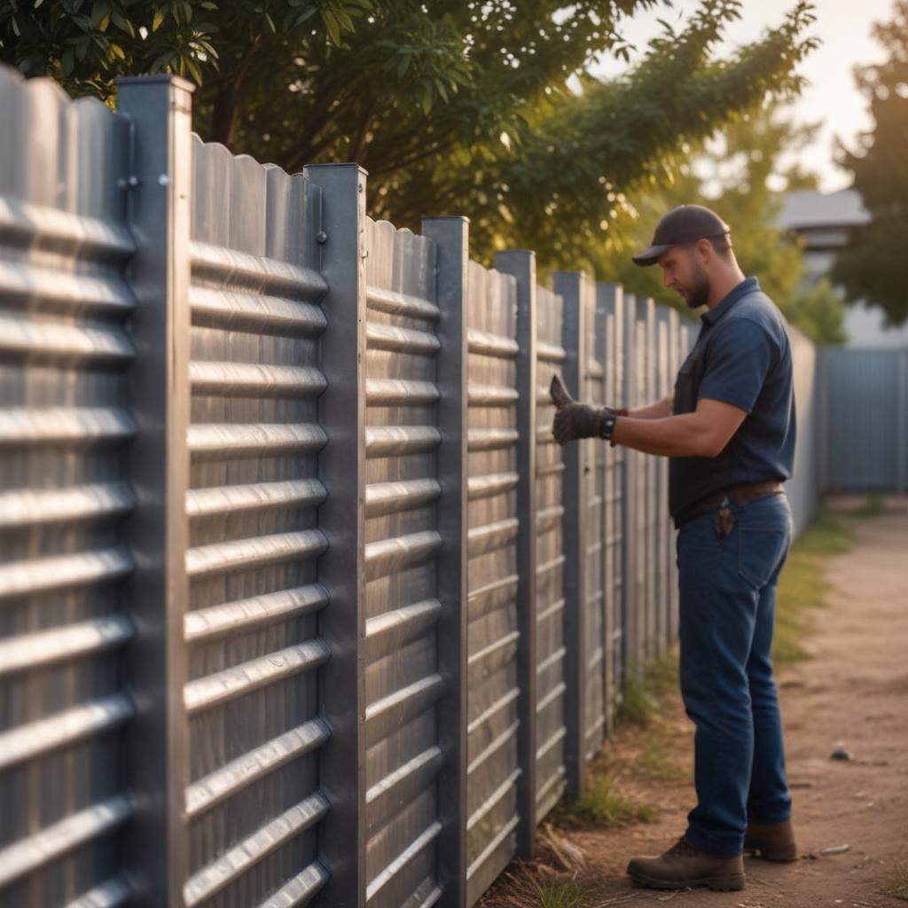 Стоимость забора из профлиста с установкой